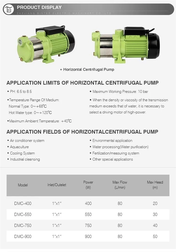 High Head DMC-400 Centrifugal Water Pump 1